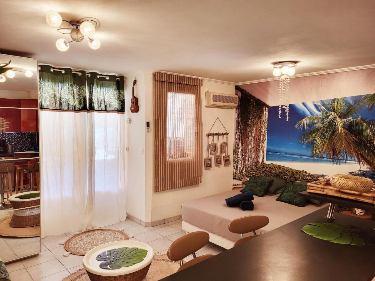 Le Studio Tahiti 4 Pers 600M De La Plage La Faviere Борм-ле-Мімоза Екстер'єр фото