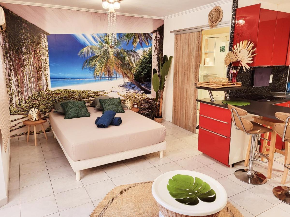 Le Studio Tahiti 4 Pers 600M De La Plage La Faviere Борм-ле-Мімоза Екстер'єр фото