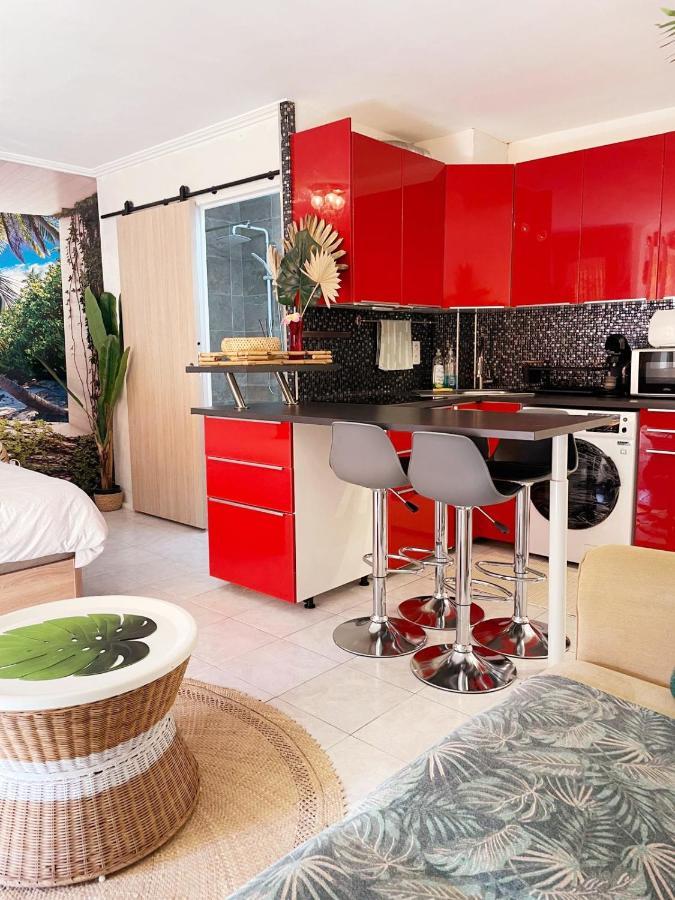 Le Studio Tahiti 4 Pers 600M De La Plage La Faviere Борм-ле-Мімоза Екстер'єр фото