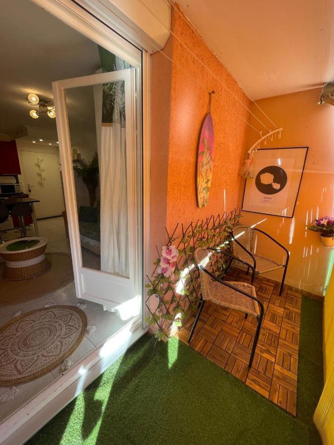 Le Studio Tahiti 4 Pers 600M De La Plage La Faviere Борм-ле-Мімоза Екстер'єр фото